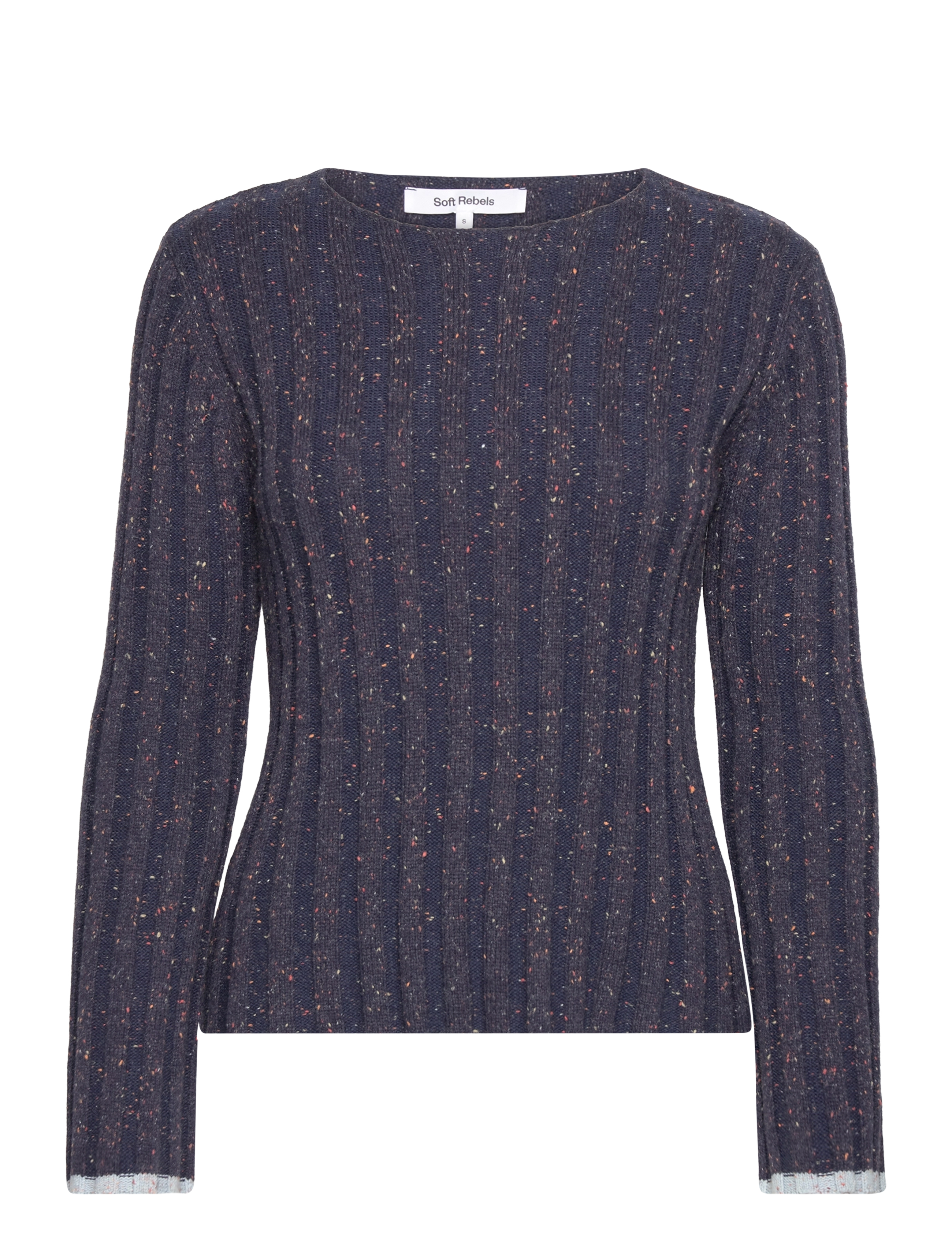 SOFT REBELS Srceline Bluse Knit Blau - XS - Damen