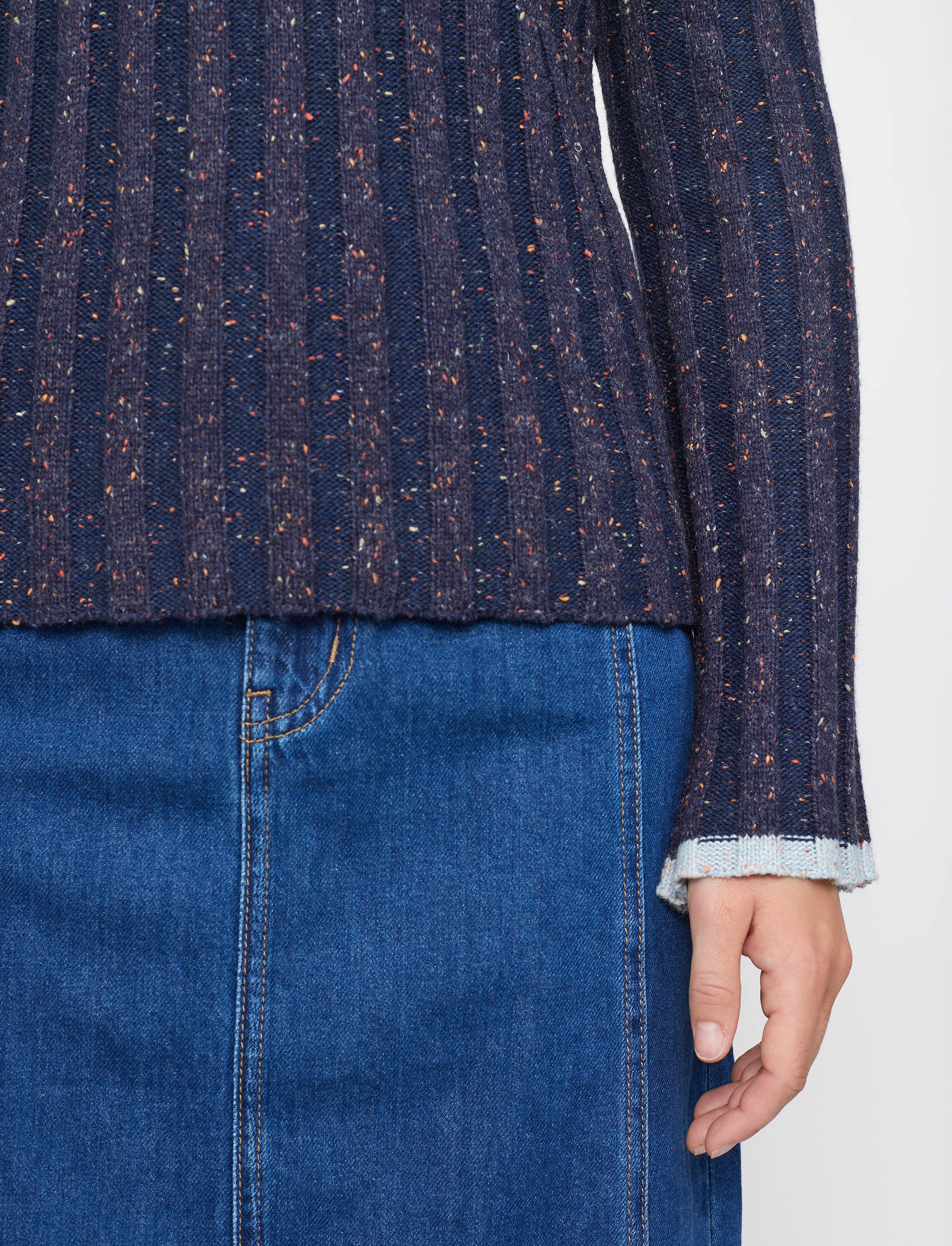 Soft Rebels - SRCeline Blouse Knit - tröjor - dress blues - 3