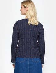 Soft Rebels - SRCeline Blouse Knit - sweaters - dress blues - 4