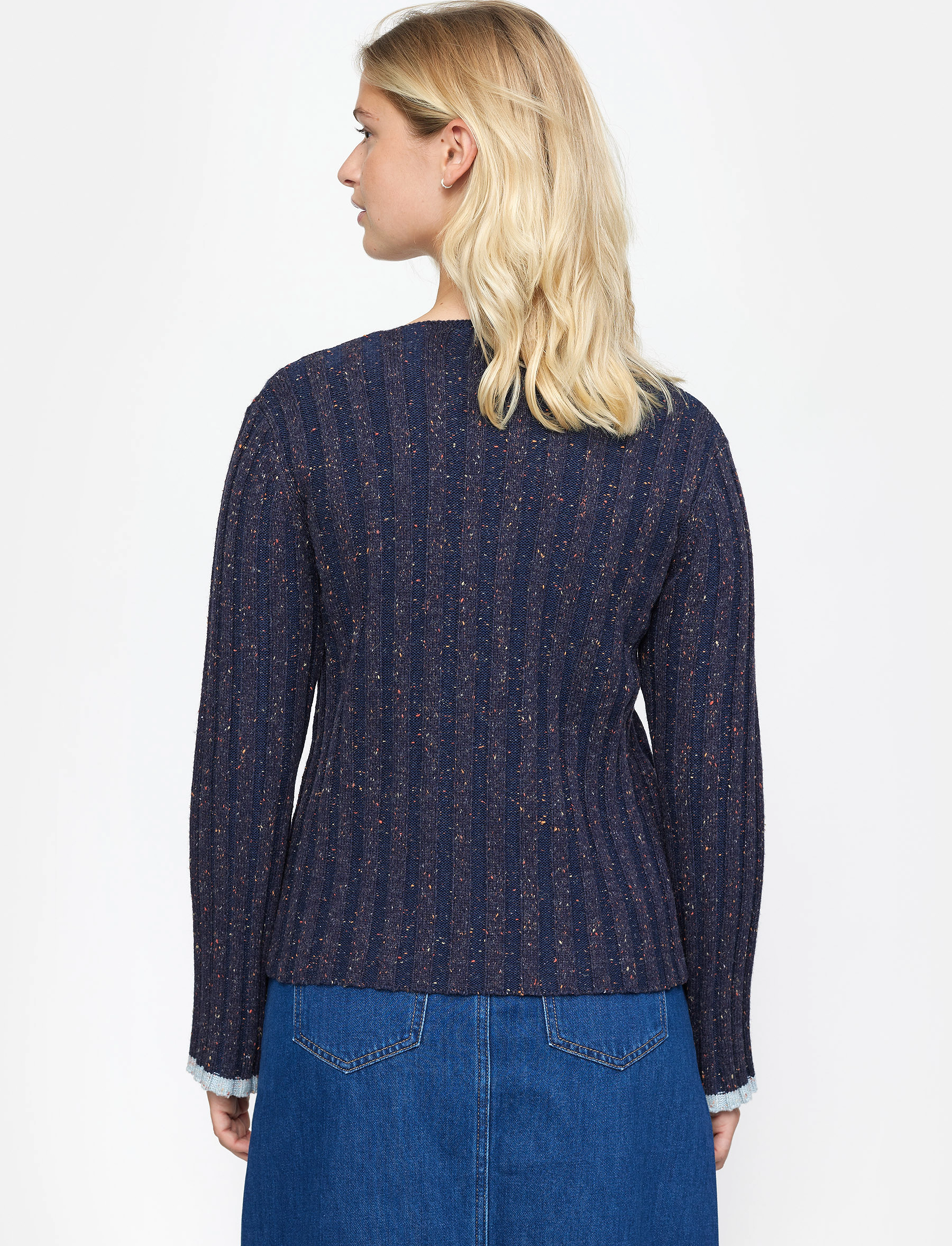 Soft Rebels - SRCeline Blouse Knit - tröjor - dress blues - 4