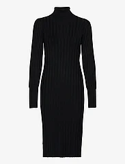 Soft Rebels - SRFelina Rollneck Dress Knit - knitted dresses - black - 0