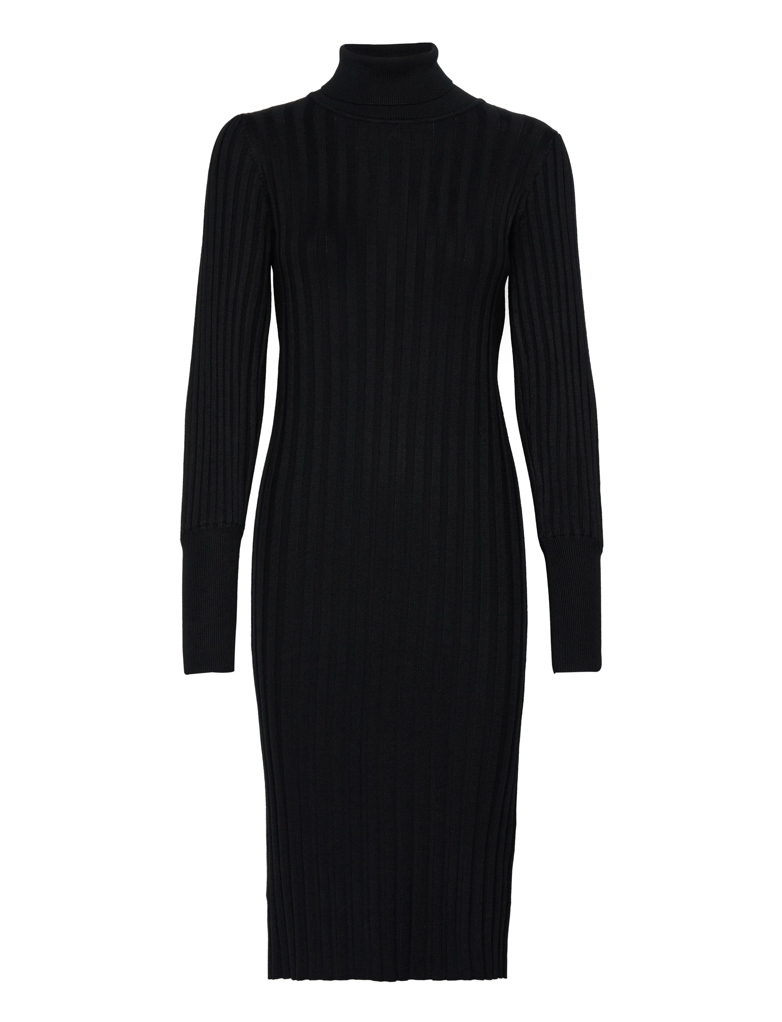 Soft Rebels SRFelina Rollneck Dress Knit - Kleidid - BLACK / black