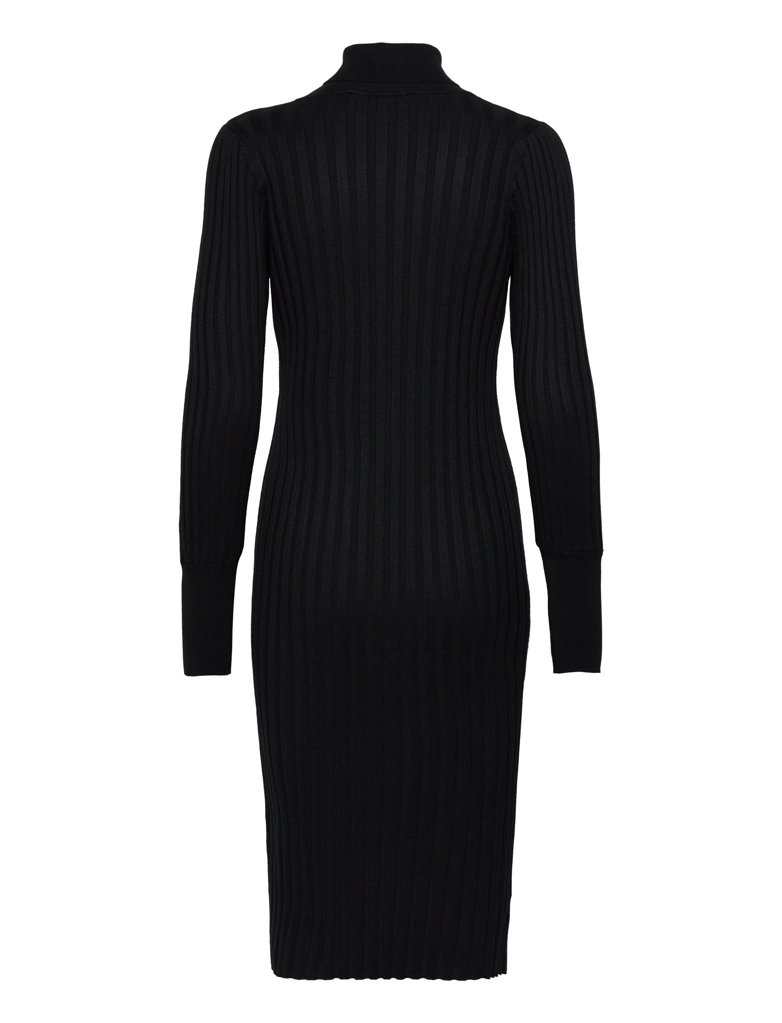 Soft Rebels - SRFelina Rollneck Dress Knit - strikkjoler - black - 2