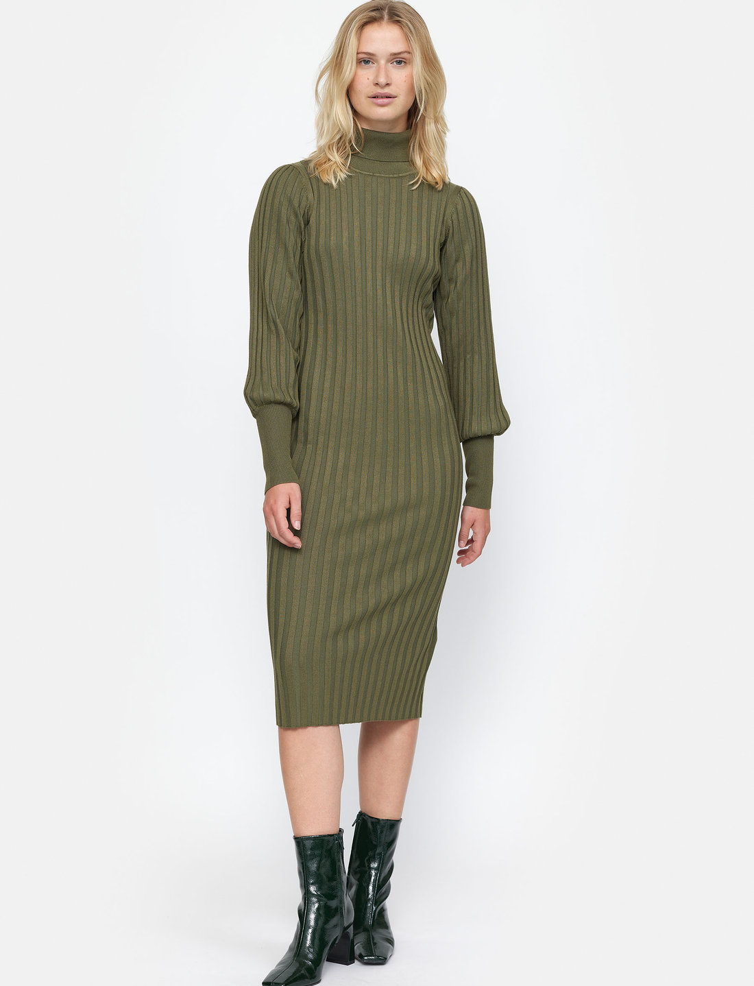 Soft Rebels Srfelina Rollneck Dress Knit Midi jurken Boozt