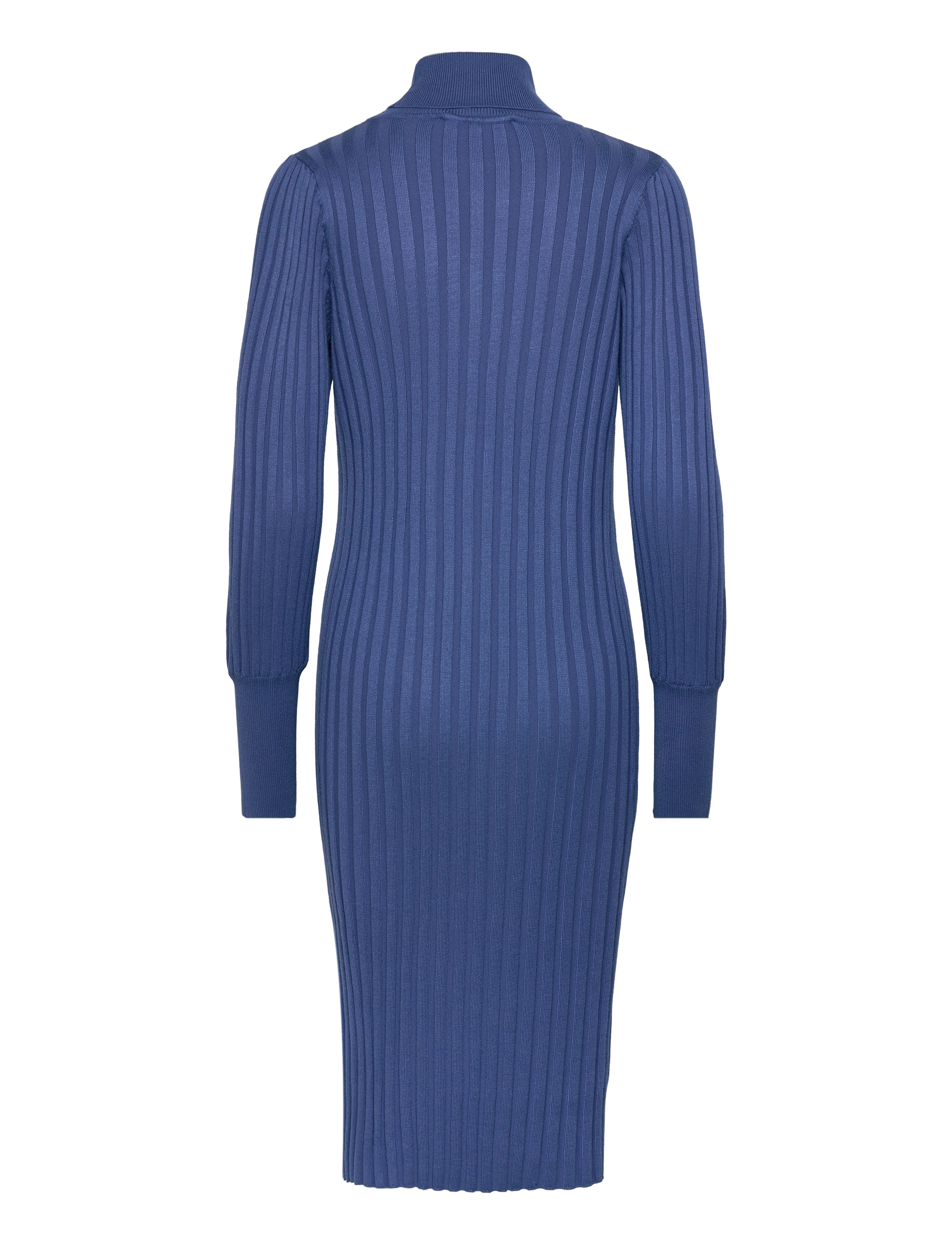 Soft Rebels - SRFelina Rollneck Dress Knit - kootud kleidid - delft - 2