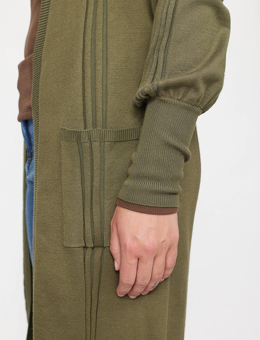 Soft Rebels - SRMorgan Long Cardigan Knit - cardigans - burnt olive - 3