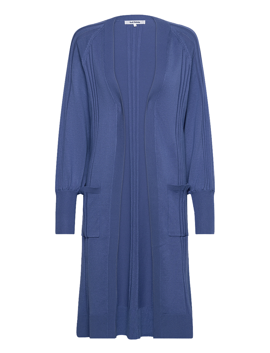 Soft Rebels - SRMorgan Long Cardigan Knit - cardigans - delft - 1