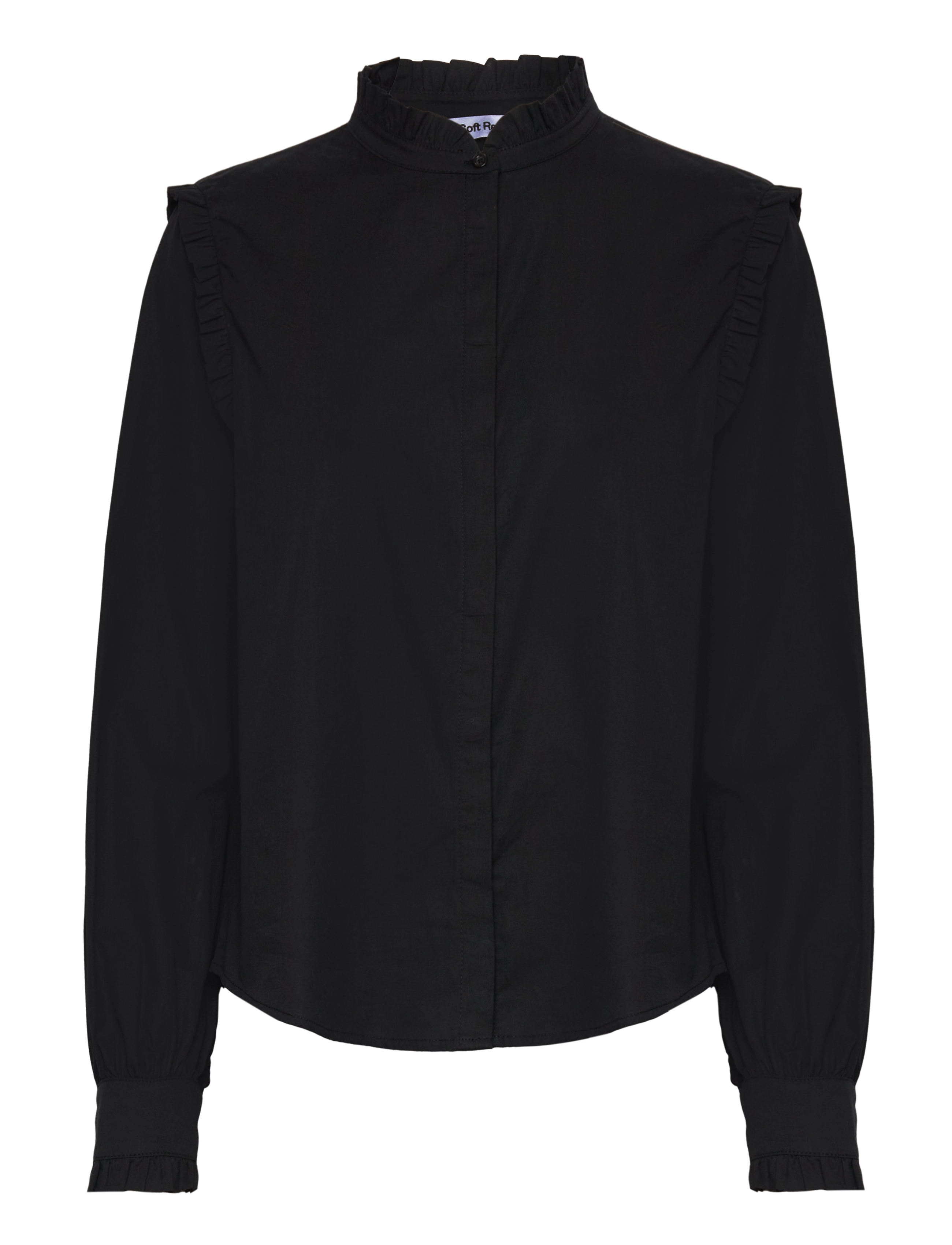 SOFT REBELS Srindia Shirt Solid Schwarz - S - Damen