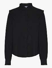 Soft Rebels - SRIndia Shirt Solid - langærmede bluser - black - 0