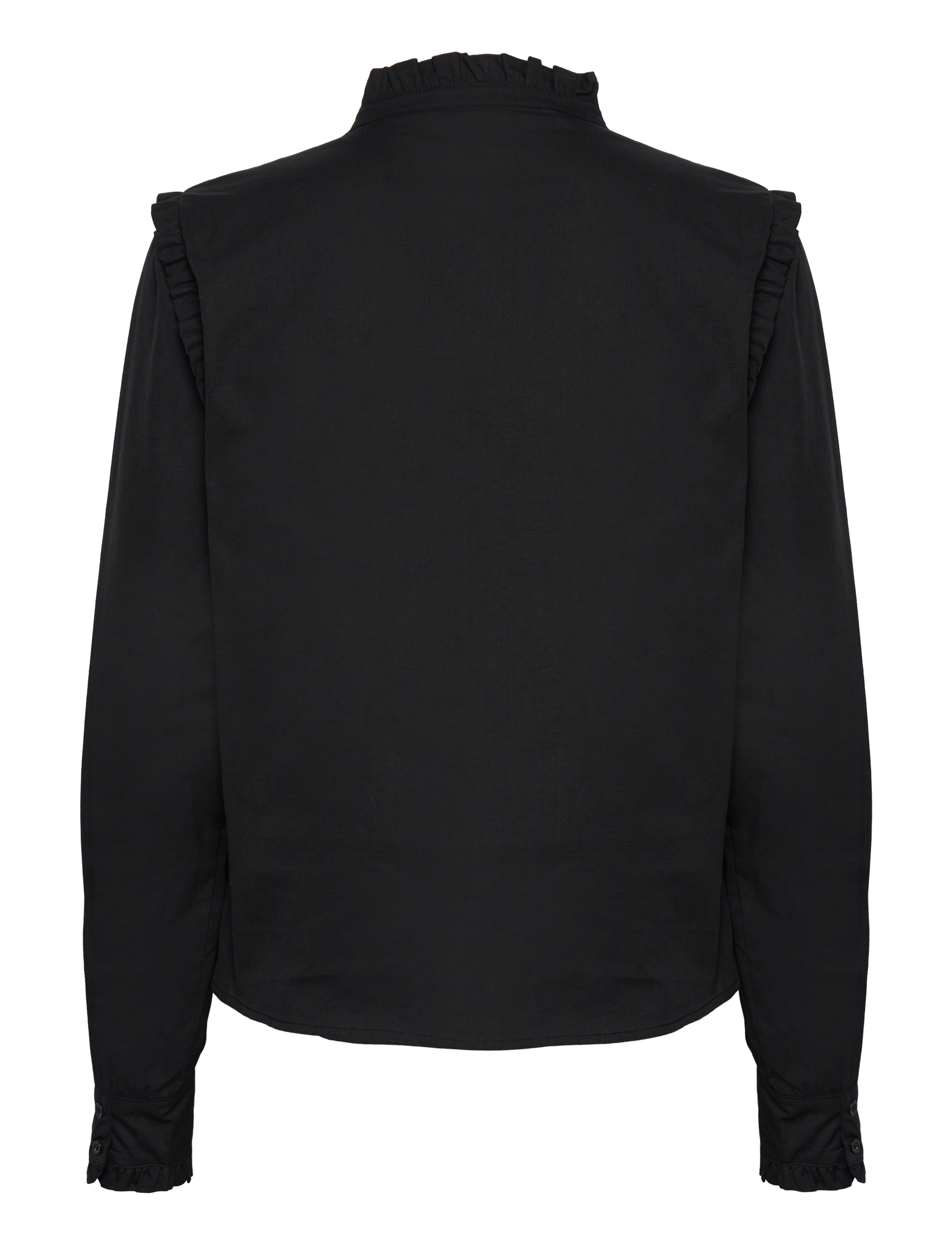 Soft Rebels - SRIndia Shirt Solid - langærmede bluser - black - 2