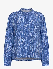 Soft Rebels - SRMikala Shirt - långärmade blusar - fuzzy lines delft - 0