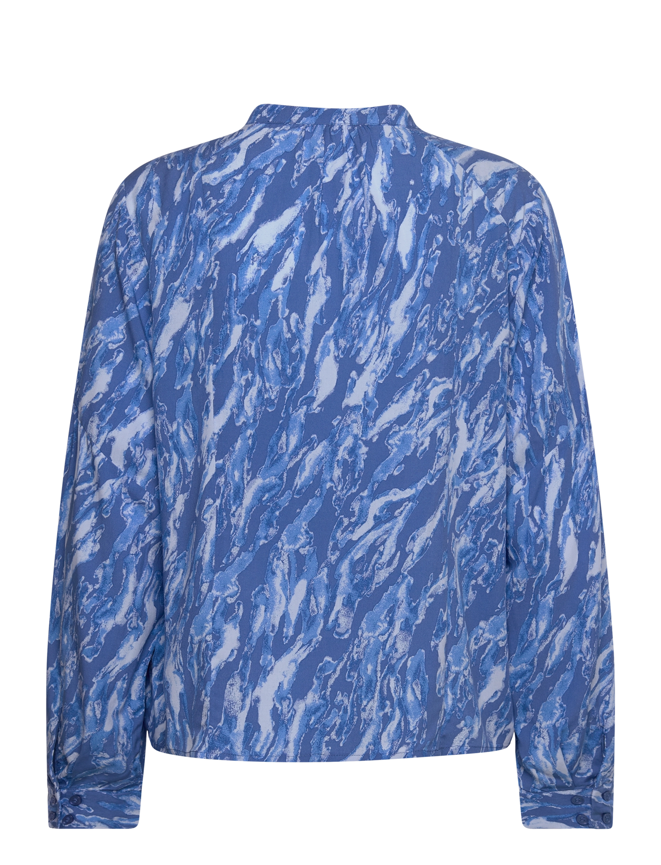 Soft Rebels - SRMikala Shirt - langærmede bluser - fuzzy lines delft - 2