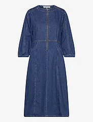Soft Rebels - SRMariana Midi Dress - denim dresses - dark blue denim - 0