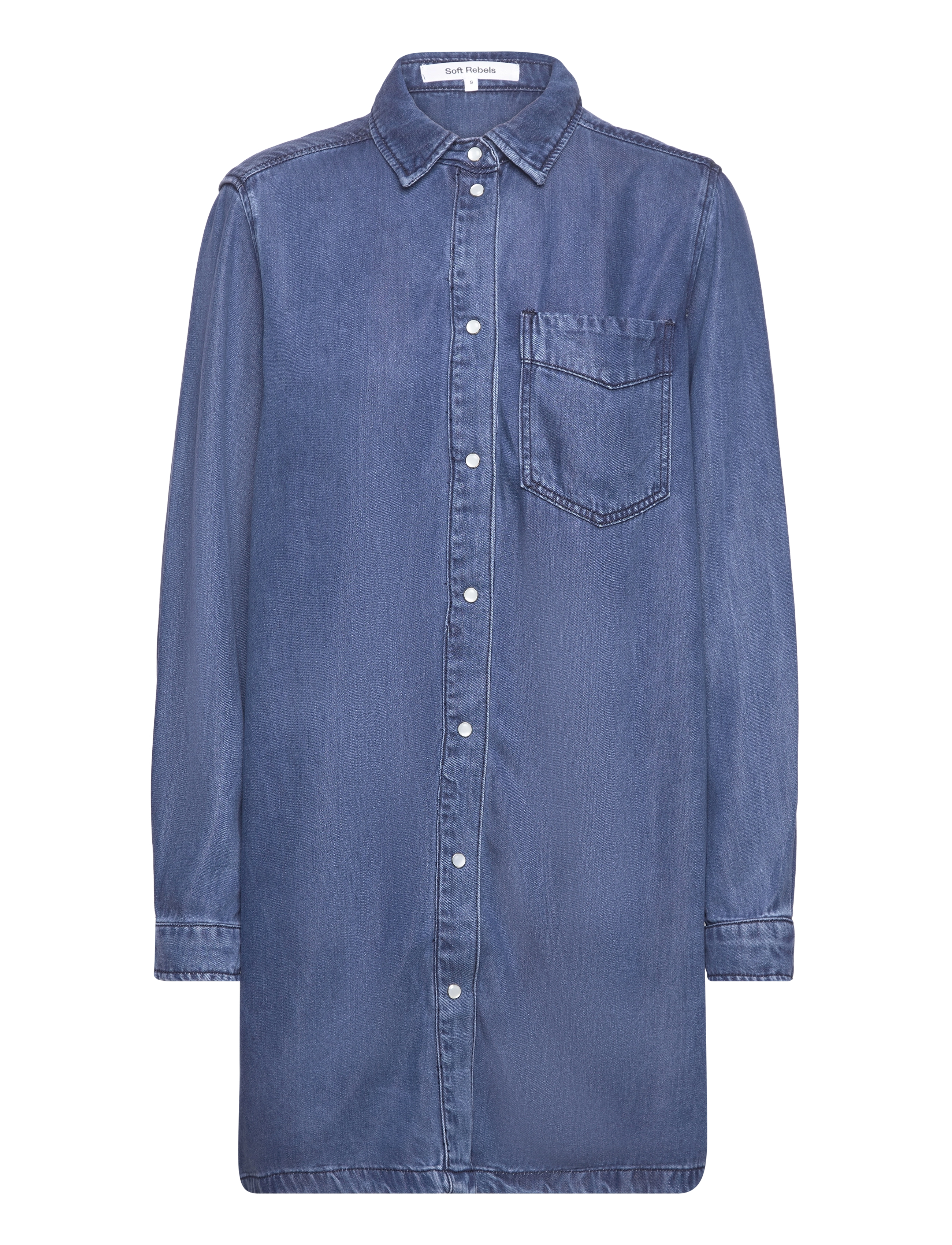 SOFT REBELS Srsara Shirt Blau - XS - Damen