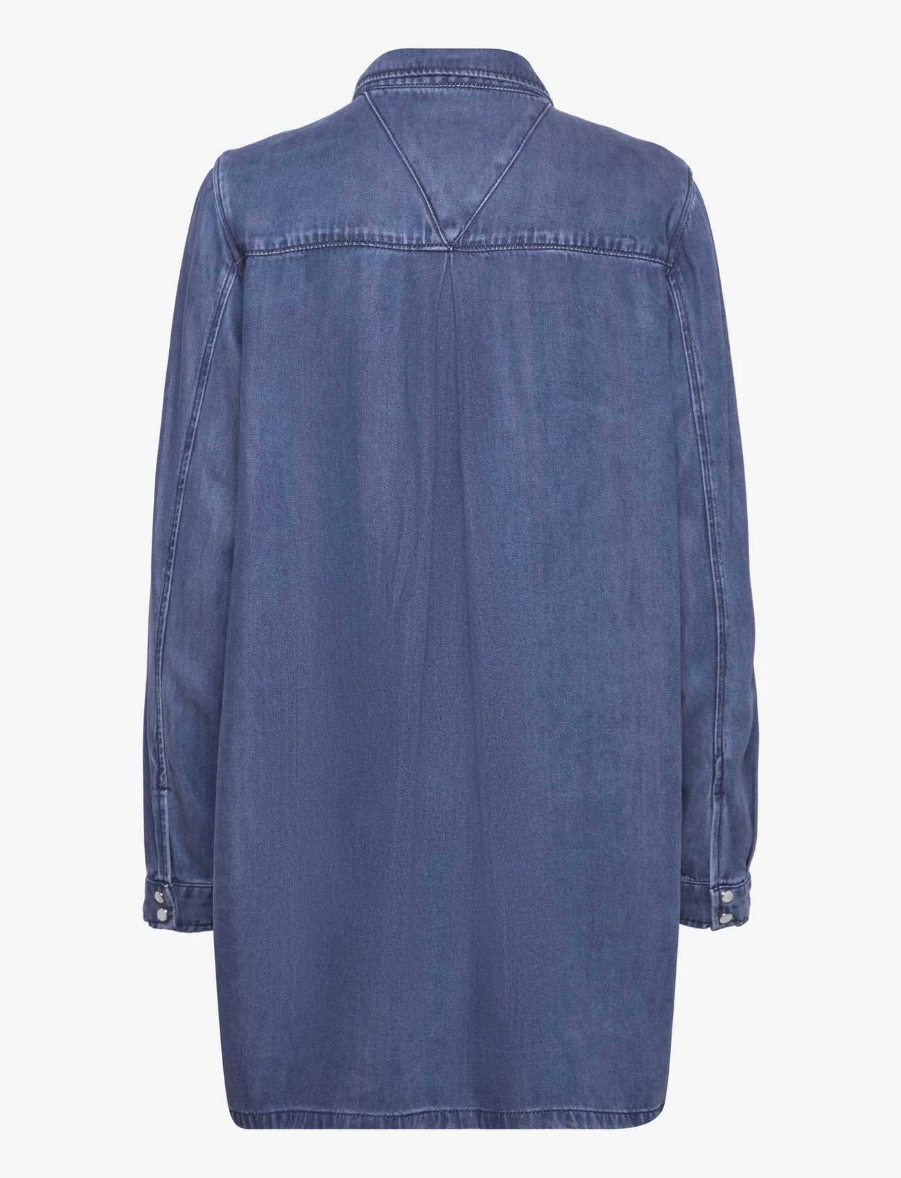 Soft Rebels - SRSara Shirt - langärmlige hemden - medium blue wash - 1