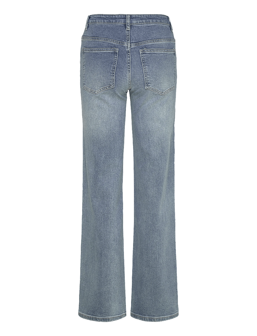 Soft Rebels - SRWilla Midwaist Wide Jeans - wide leg jeans - 430 true blue - 1