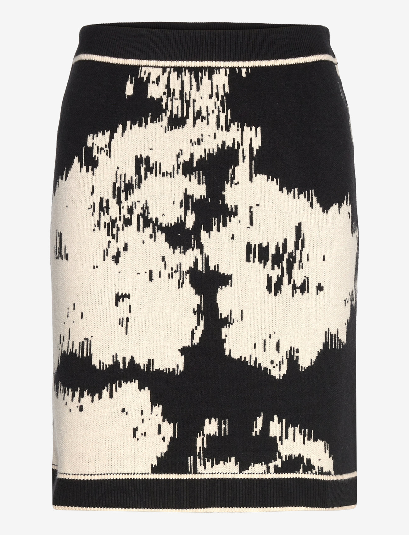 Soft Rebels - SRRogue Pattern Skirt Knit - jacquard pattern arctic wolf - 1