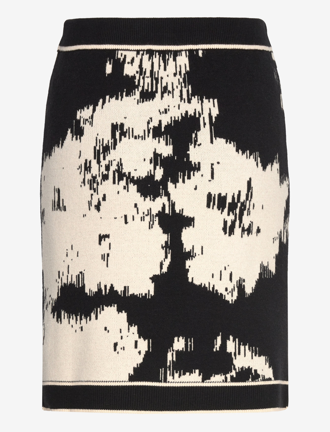 Soft Rebels - SRRogue Pattern Skirt Knit - jacquard pattern arctic wolf - 2