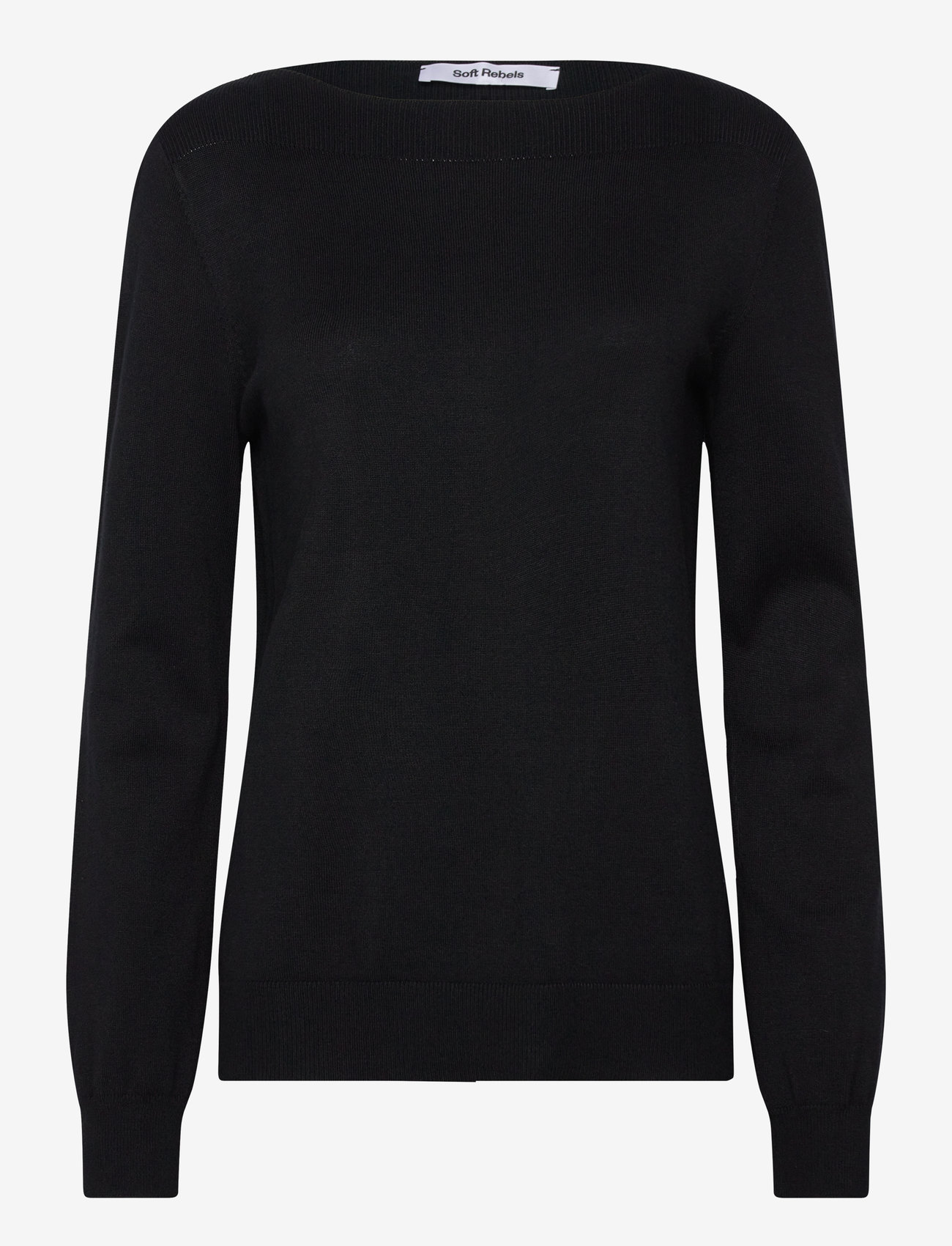 Soft Rebels - SREpira Boatneck Knit - pullover - black - 1