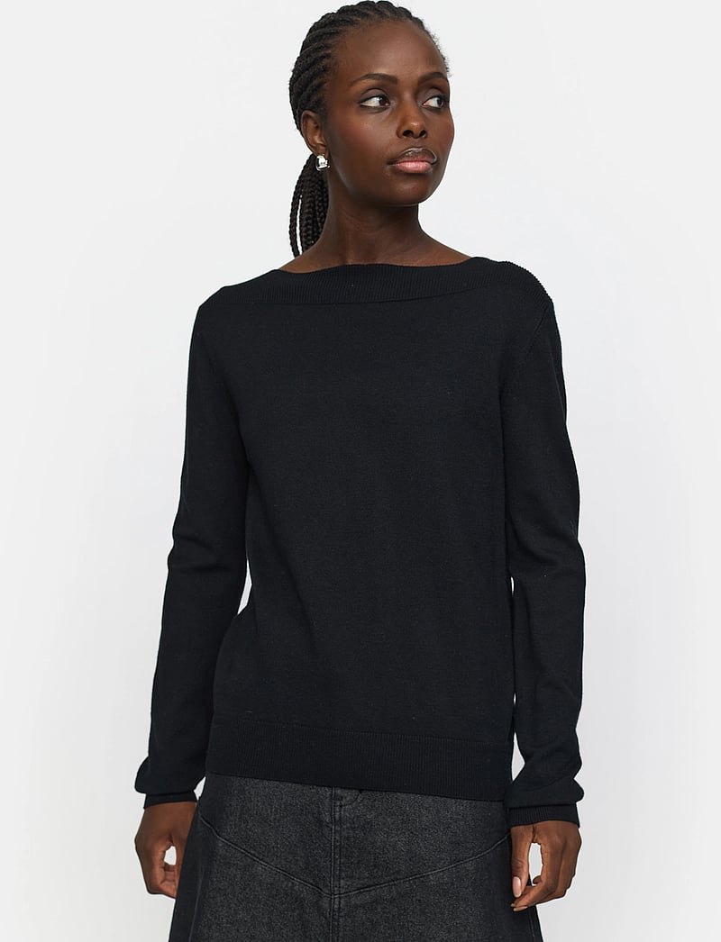 Soft Rebels - SREpira Boatneck Knit - pullover - black - 0