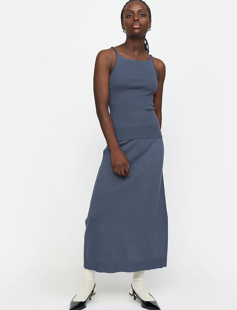 Soft Rebels - SREpira Midi Skirt Knit - strikkede nederdele - ombre blue - 3