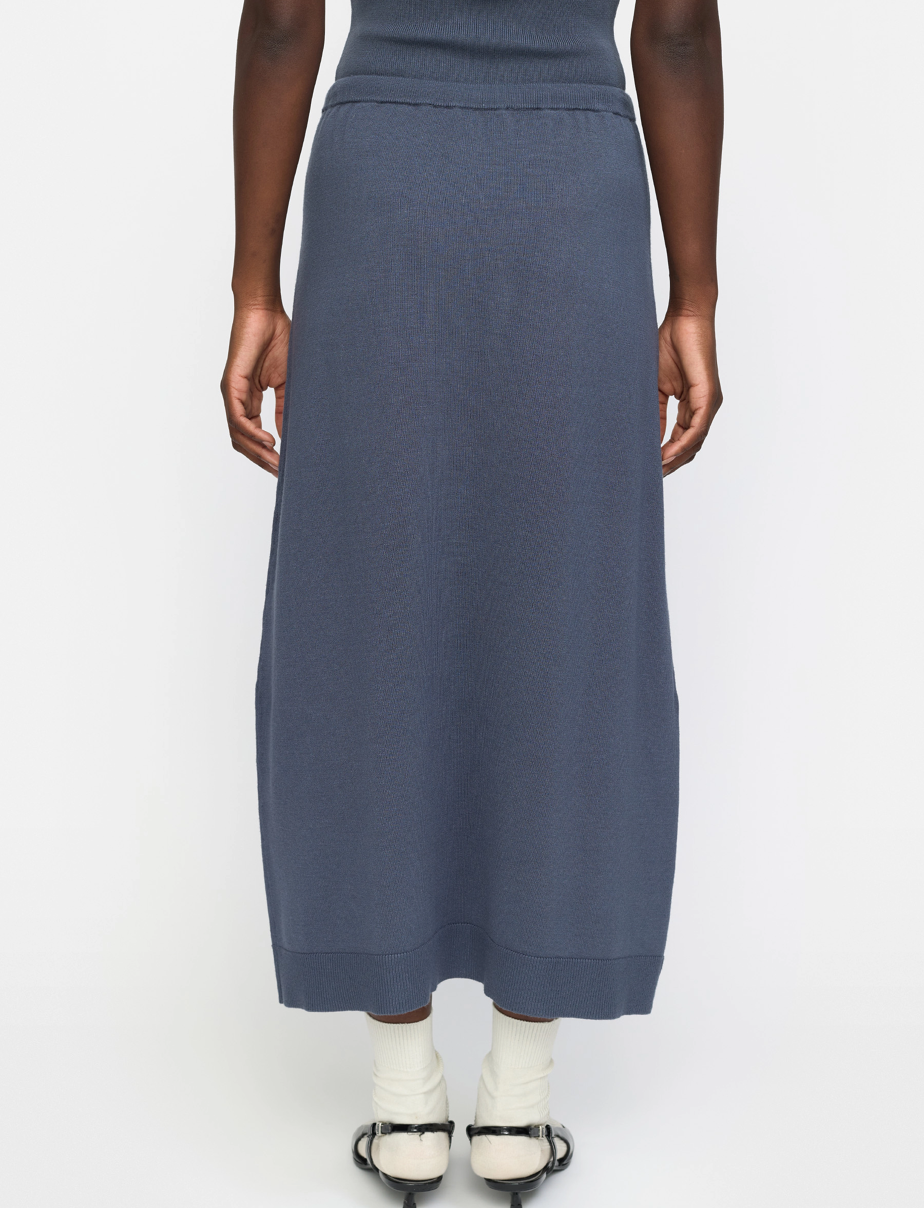Soft Rebels - SREpira Midi Skirt Knit - strikkede nederdele - ombre blue - 4