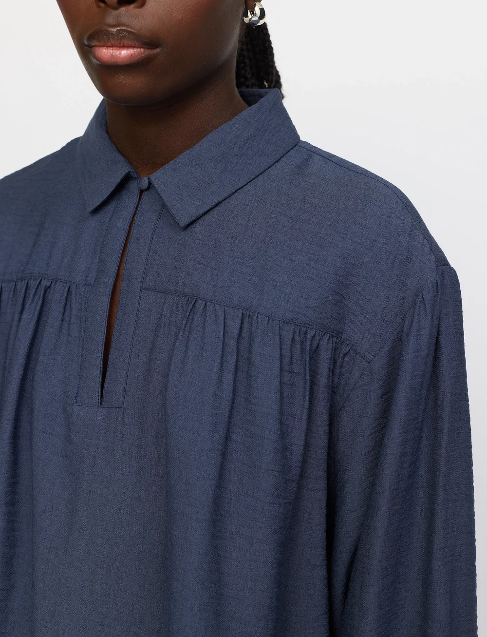 Soft Rebels - SRSydney Blouse - långärmade blusar - ombre blue - 4