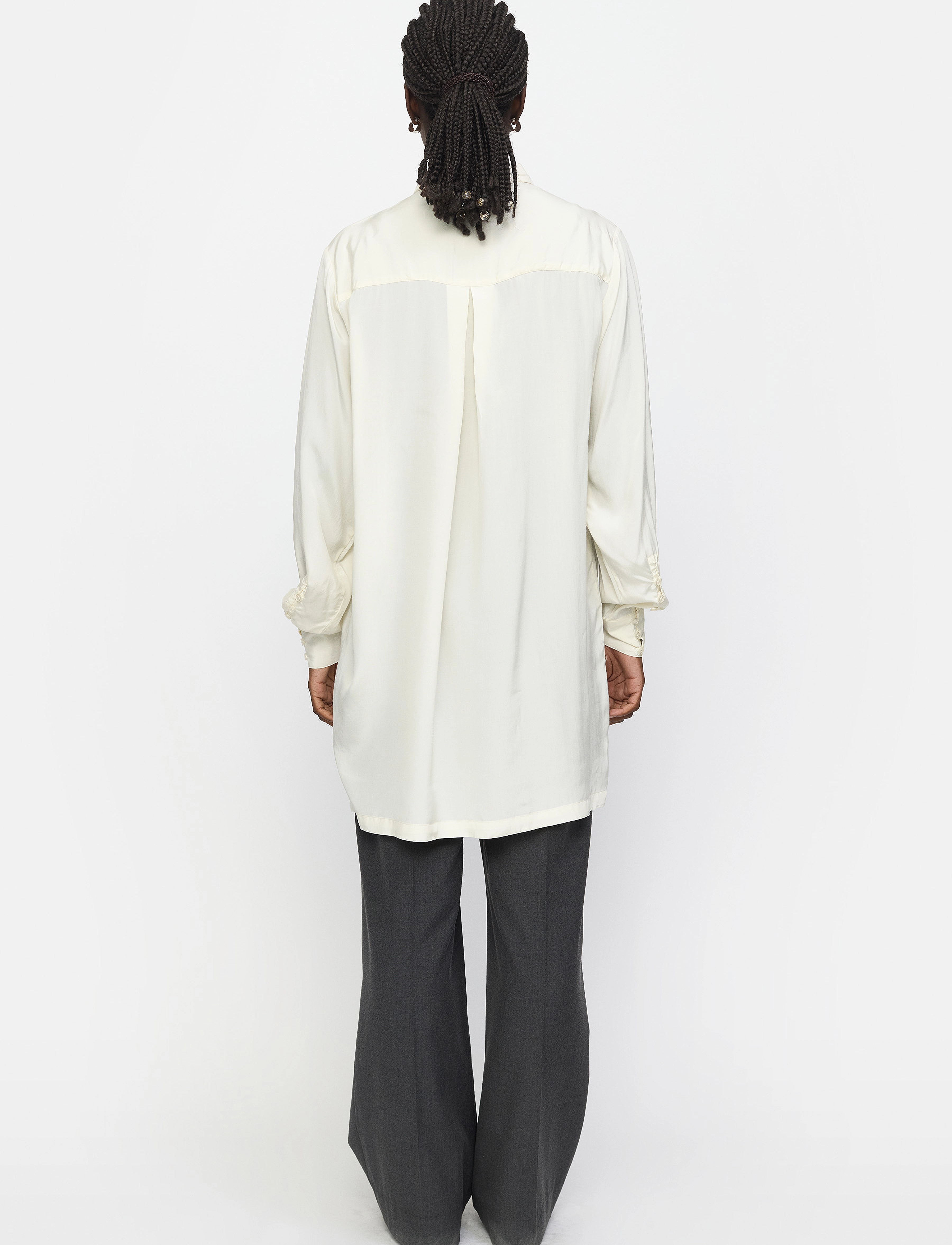 Soft Rebels - SRNikki Shirt - langærmede skjorter - arctic wolf - 3