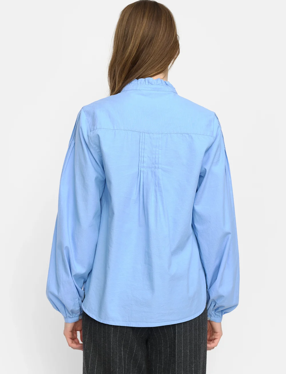 Soft Rebels - SRGabi O-neck Shirt - pikkade varrukatega särgid - azurine - 3