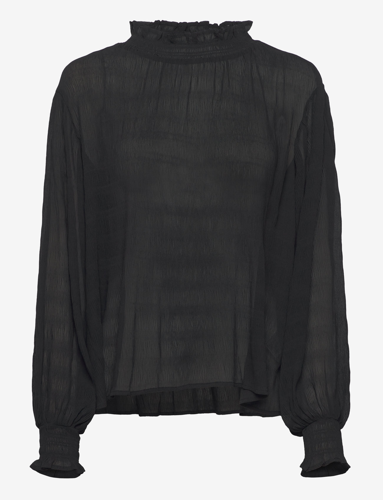 Soft Rebels - SRLucinda Blouse - long-sleeved blouses - black - 1