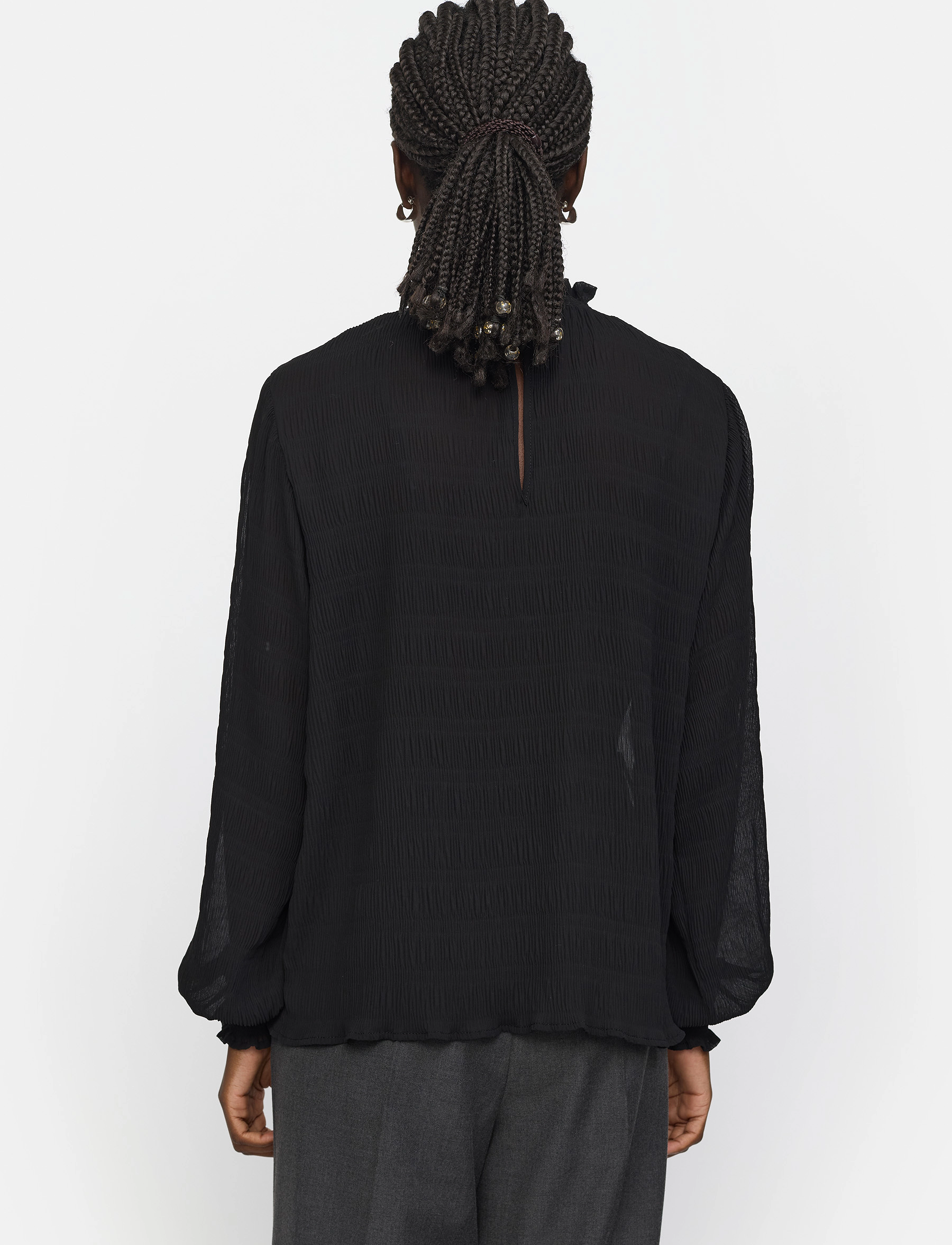 Soft Rebels - SRLucinda Blouse - langärmlige blusen - black - 3