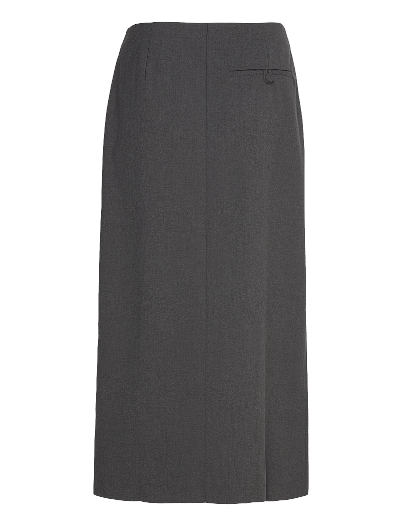 Soft Rebels - SRLori Midi Skirt - GRS - midi nederdele - dark grey melange - 2