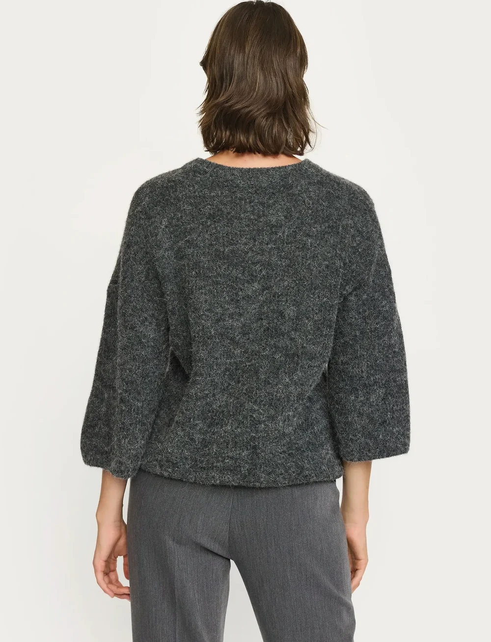 Soft Rebels - SRHema Knit - stickade tröjor - dark grey melange - 3