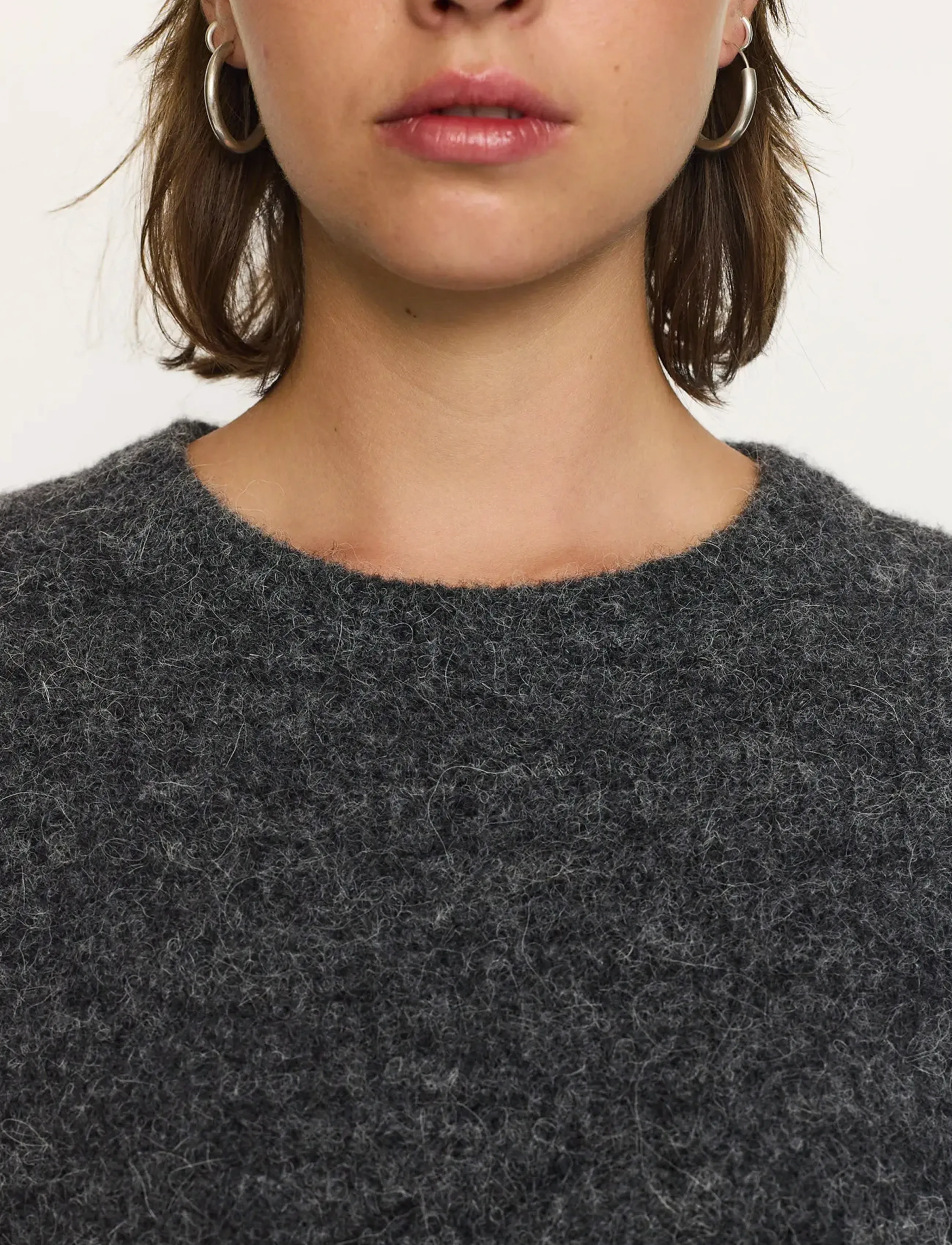 Soft Rebels - SRHema Knit - pullover - dark grey melange - 4