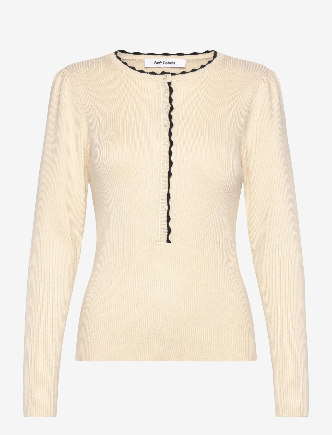 Soft Rebels - SRJude Knit - pullover - arctic wolf - 1