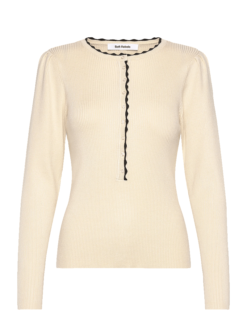 Soft Rebels - SRJude Knit - pullover - arctic wolf - 1