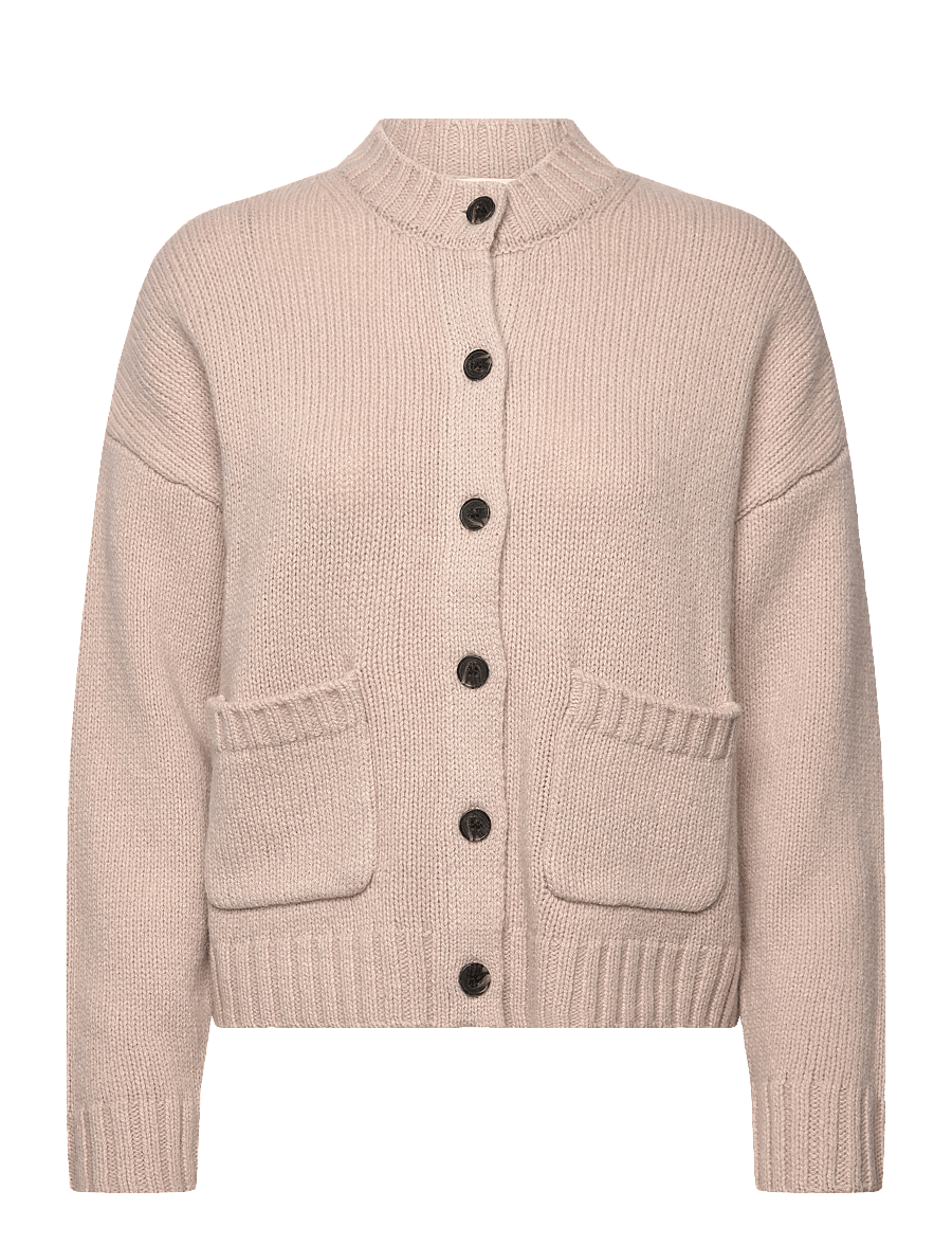 Soft Rebels - SRTimo Cardigan Knit - strickjacken - pumice stone - 1