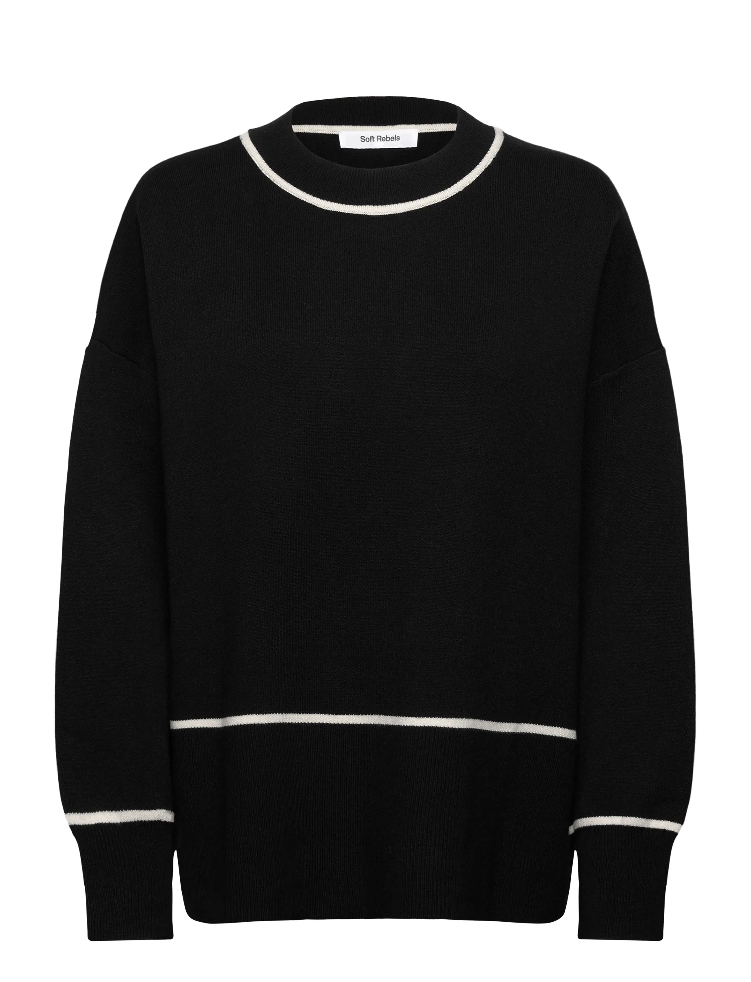 SOFT REBELS Srflora Knit Schwarz - L - Damen