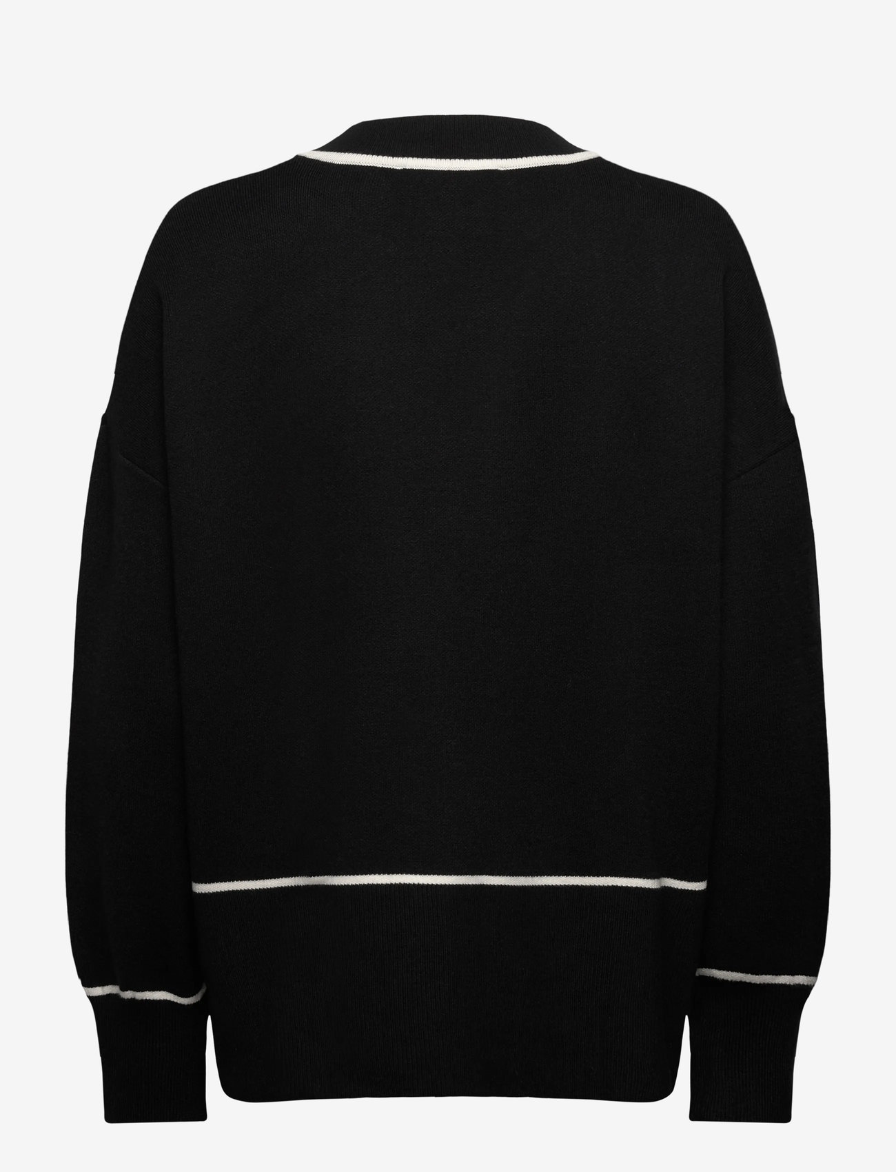 Soft Rebels - SRFlora Knit - autumn clothing - black - 1