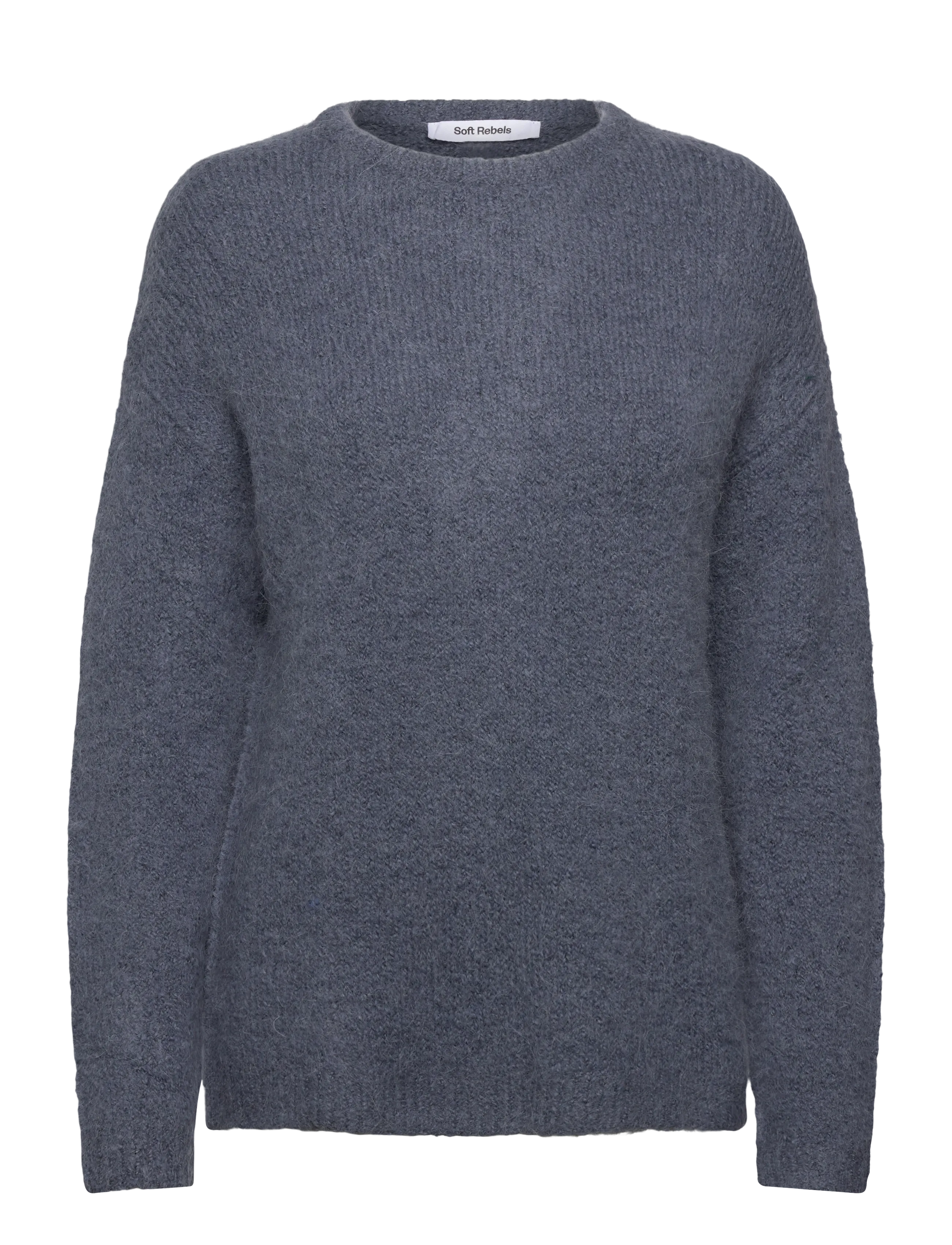 SOFT REBELS Srcamilla Knit Blau - L - Damen