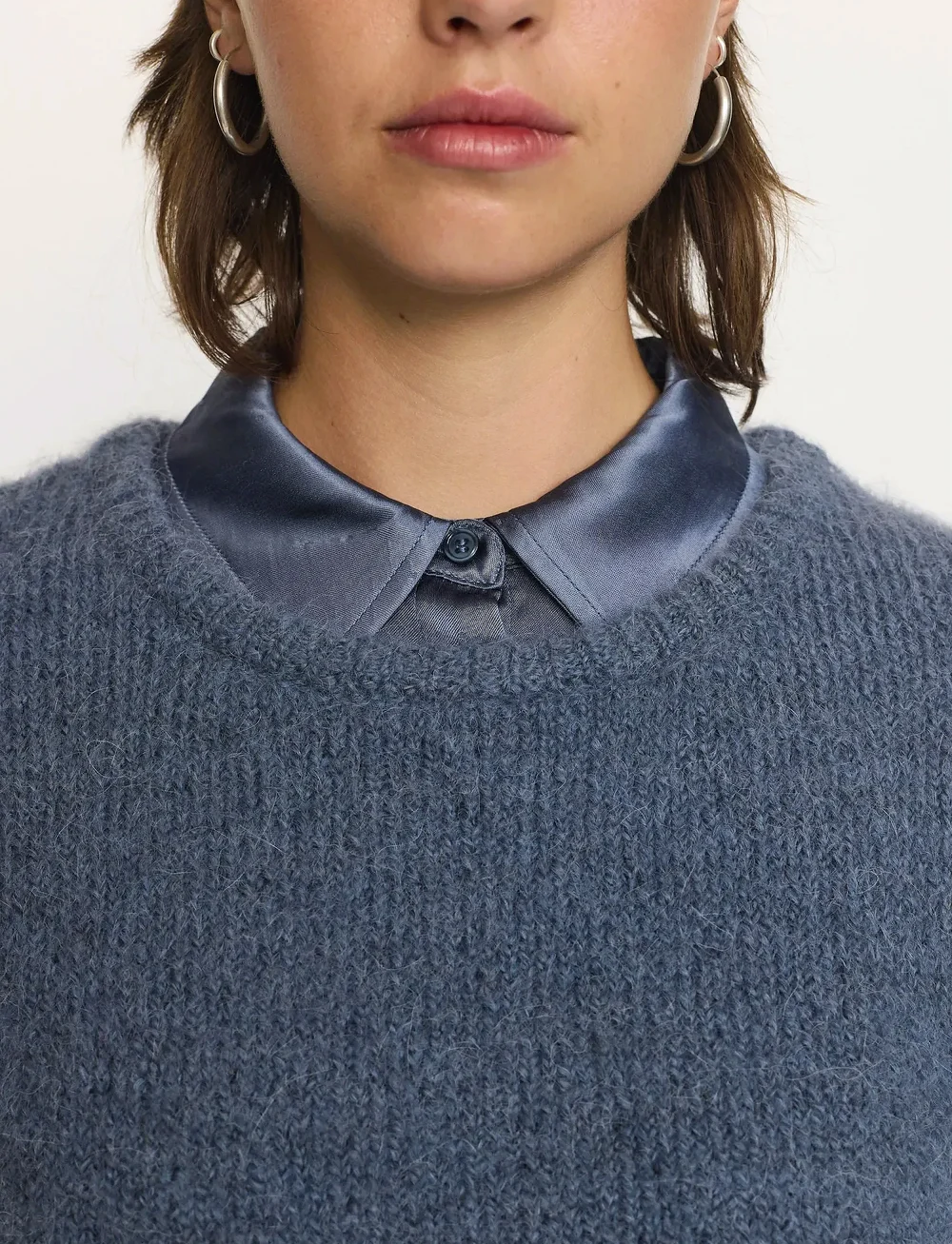 Soft Rebels - SRCamilla Knit - stickade tröjor - grisaille melange - 4