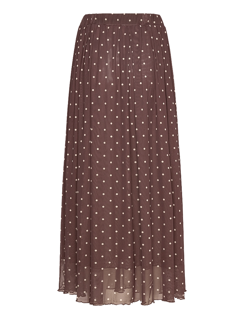 Soft Rebels - SRRoselyn Midi Skirt - plisserede nederdele - coffee bean dot - 2