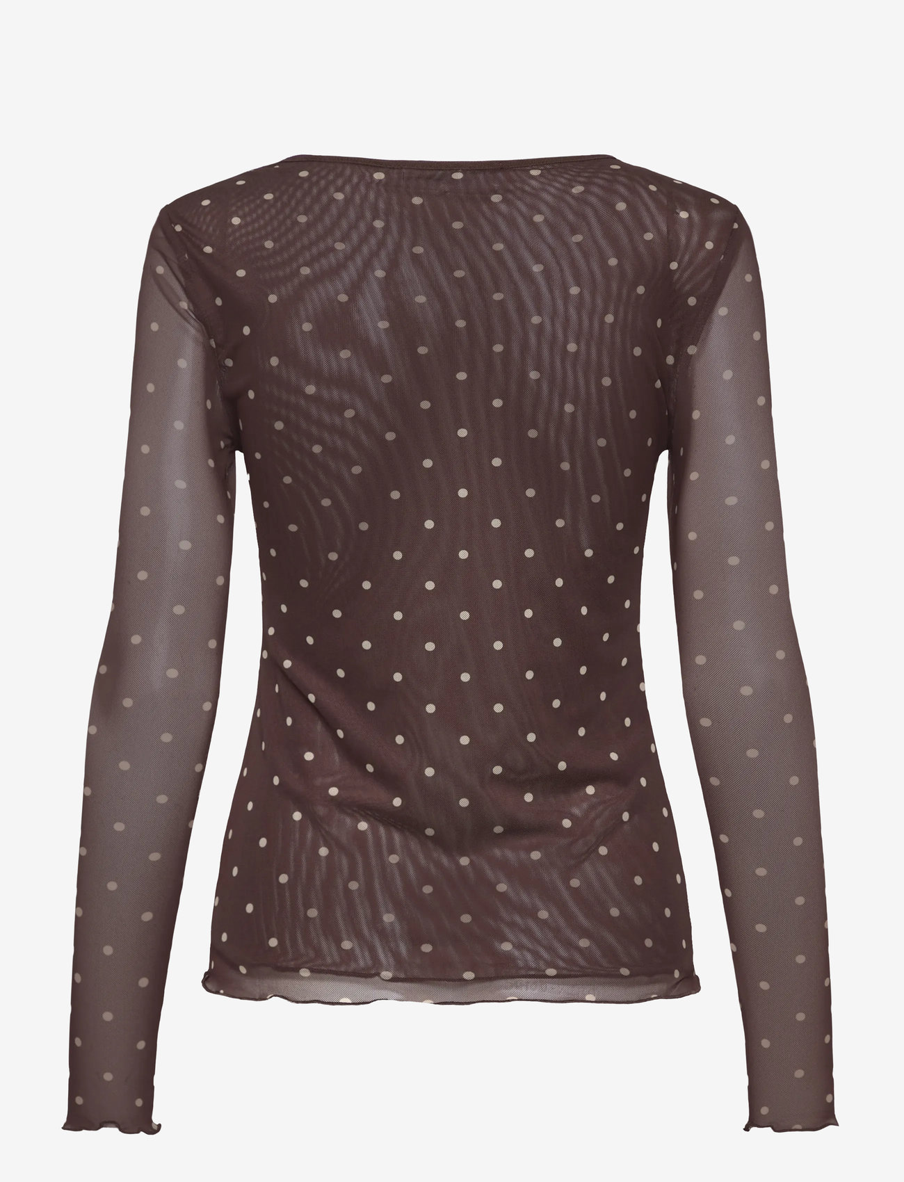 Soft Rebels - SRRoselyn O-neck Top - coffee bean dot - 2