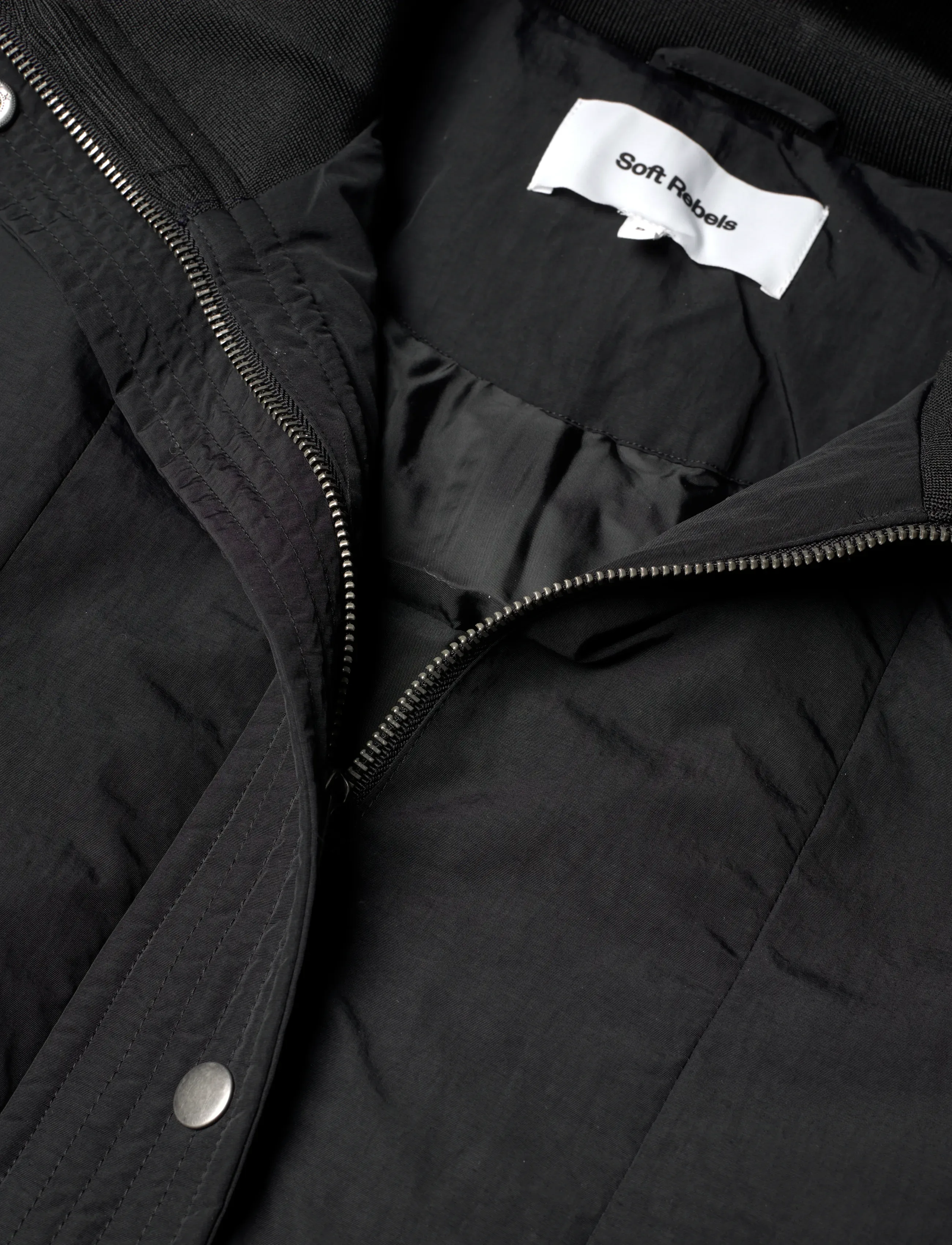 Soft Rebels - SRDune Coat - dun- & vadderade jackor - black - 4