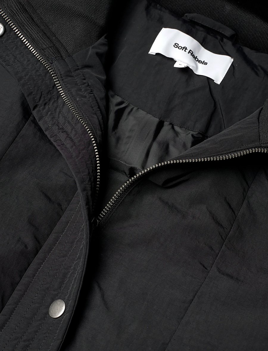 Soft Rebels - SRDune Coat - talvejoped - black - 4