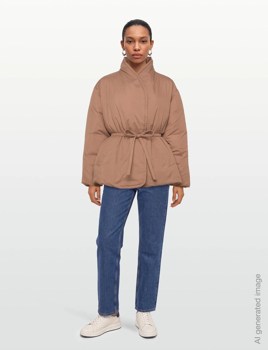 Soft Rebels - SRJannet Jacket - talvejoped - toasted coconut - 0