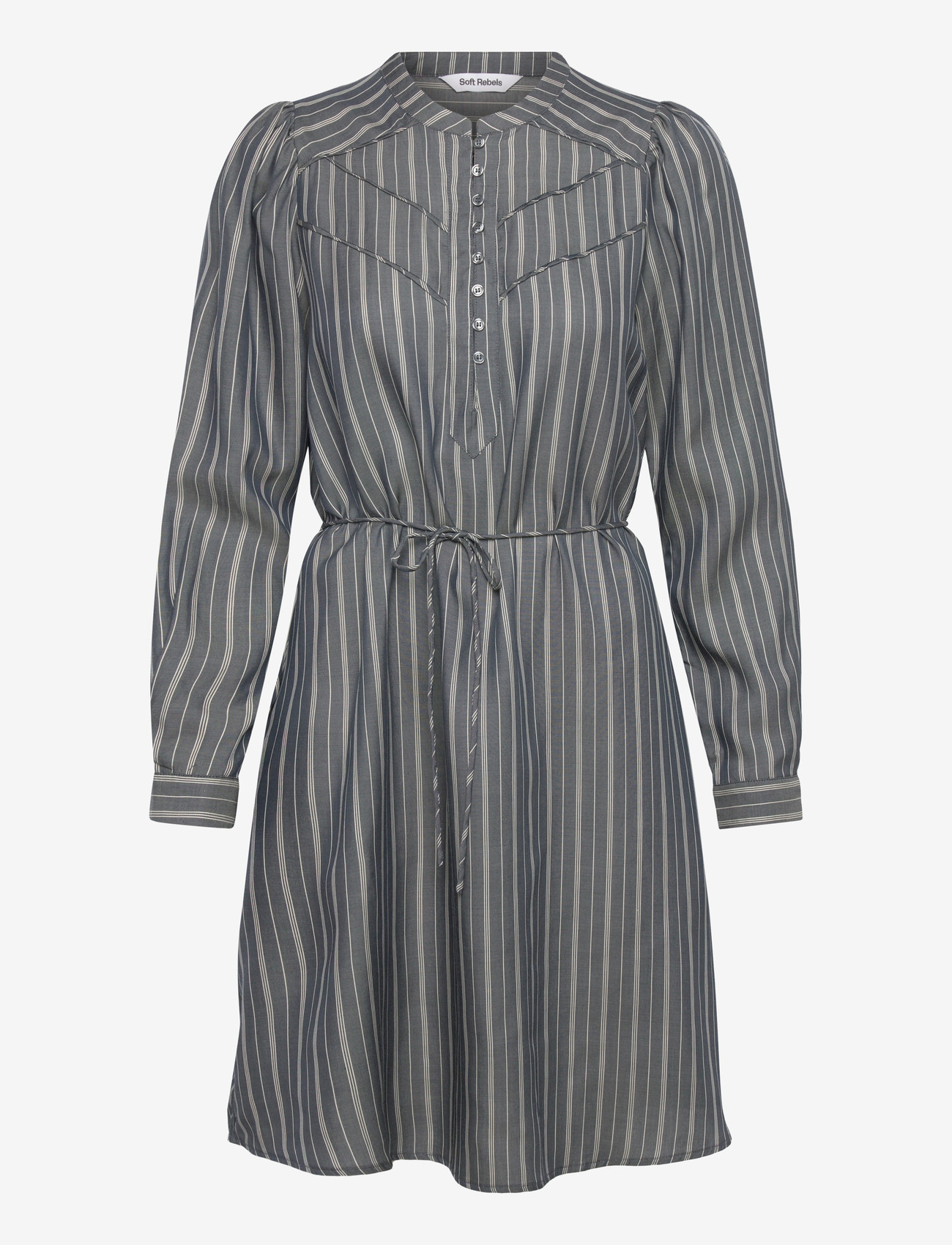 Soft Rebels - SRCharlotte Dress - hemdkleider - total eclipse stripe - 0