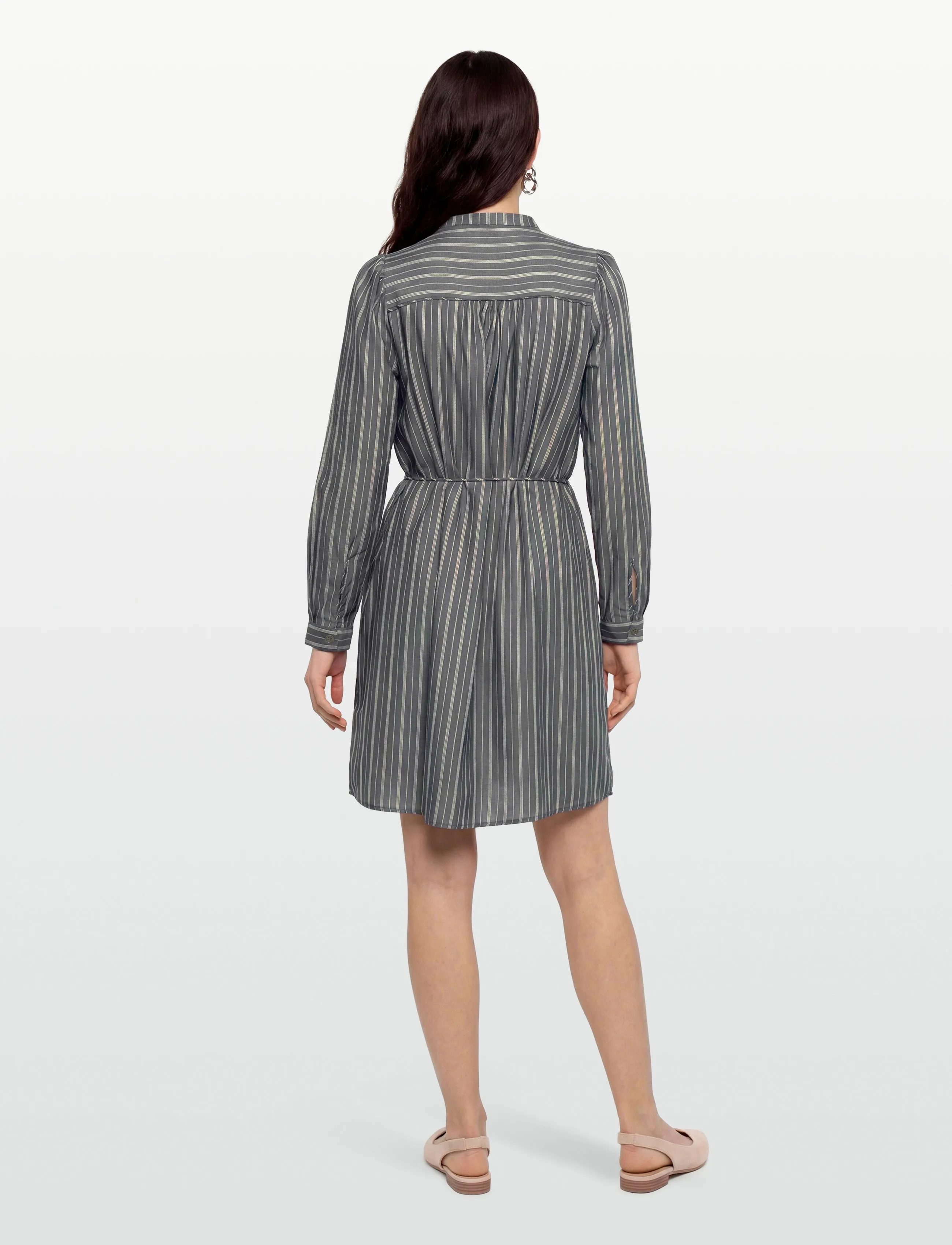 Soft Rebels - SRCharlotte Dress - shirt dresses - total eclipse stripe - 4