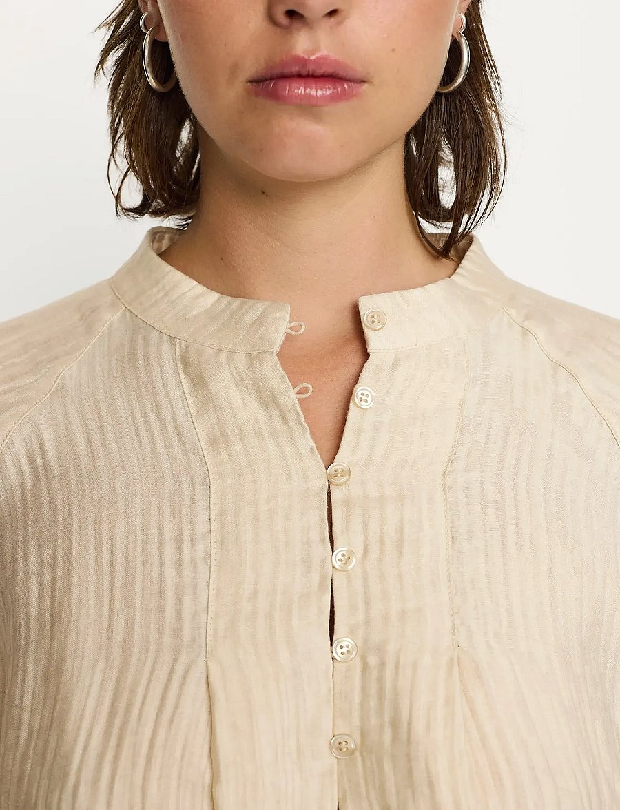 Soft Rebels - SRJessa Blouse - long sleeved blouses - arctic wolf - 4