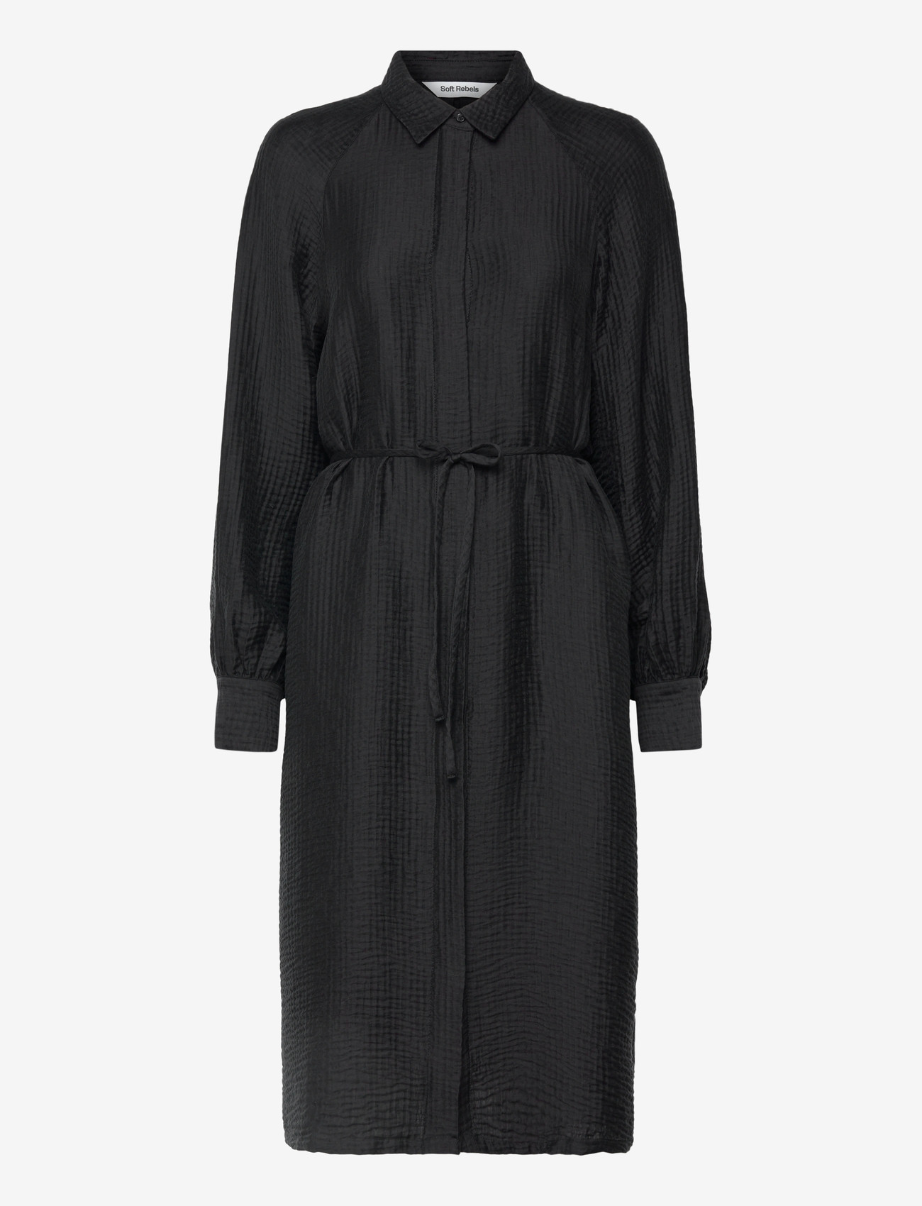 Soft Rebels - SRJessa Dress - skjortklänningar - black - 0
